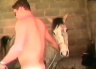 Insane slut is into bestiality