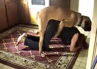 Doggy style drilling for a ripped pants hoe