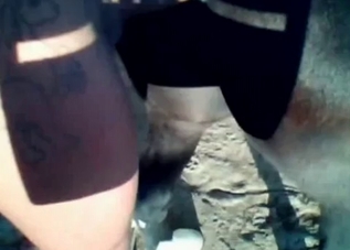 Black horse gets fucked by a hung stud