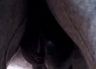 This girl cannot stop gulping dog jizz