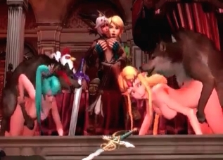 Castle-based banging with 3D beasts