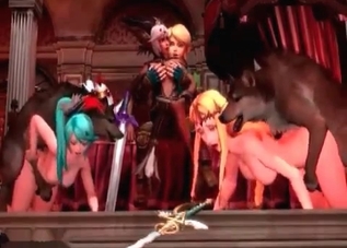 Castle-based banging with 3D beasts