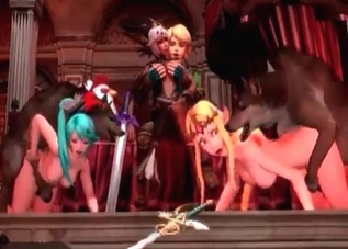 Castle-based banging with 3D beasts