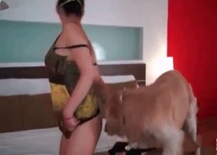 Total cocktease teasing her horny pet