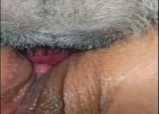 The dog got stuck in a female's tight cunt in the close-up