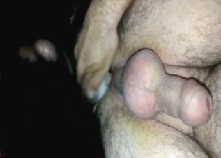 Dude wants his dog to nut inside his needy asshole