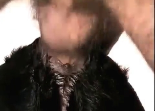 Tiny/young black dog getting fucked in the ass
